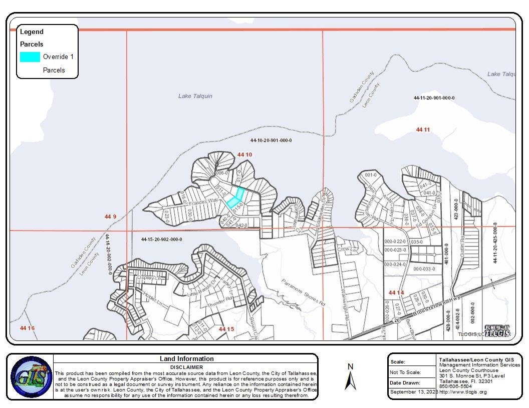 PARRAMORE SHORES,TALLAHASSEE,Florida 32310,Lots and land,PARRAMORE SHORES,366524