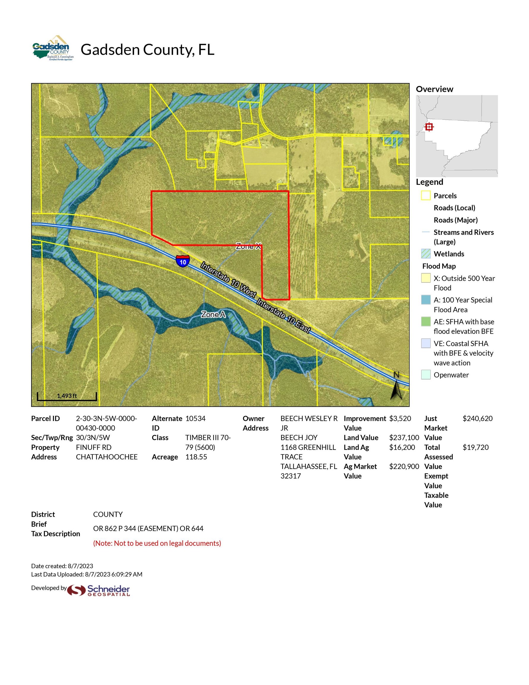 xxx Finuff,CHATTAHOOCHEE,Florida 32324,Lots and land,Finuff,362298