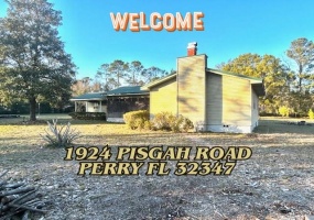 1924 Pisgah Road,PERRY,Florida 32347,3 Bedrooms Bedrooms,2 BathroomsBathrooms,Detached single family,1924 Pisgah Road,362244