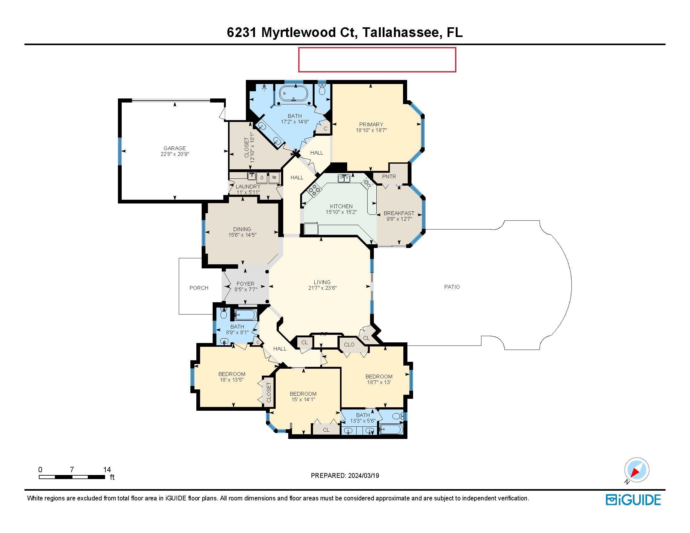 6231 Myrtlewood Court,TALLAHASSEE,Florida 32312-0000,4 Bedrooms Bedrooms,3 BathroomsBathrooms,Detached single family,6231 Myrtlewood Court,369891