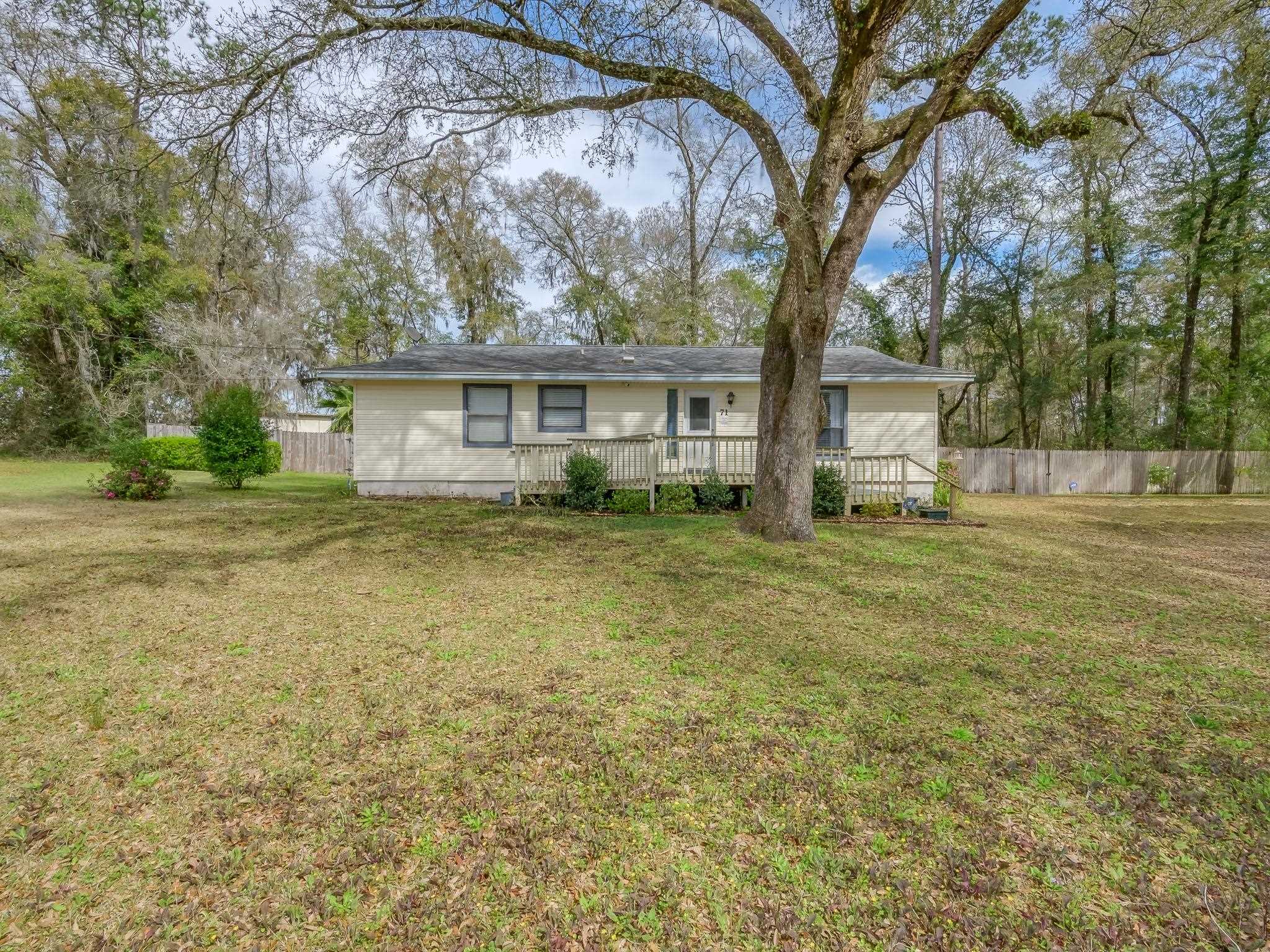 71 Oak Street,CRAWFORDVILLE,Florida 32327,3 Bedrooms Bedrooms,2 BathroomsBathrooms,Detached single family,71 Oak Street,369438