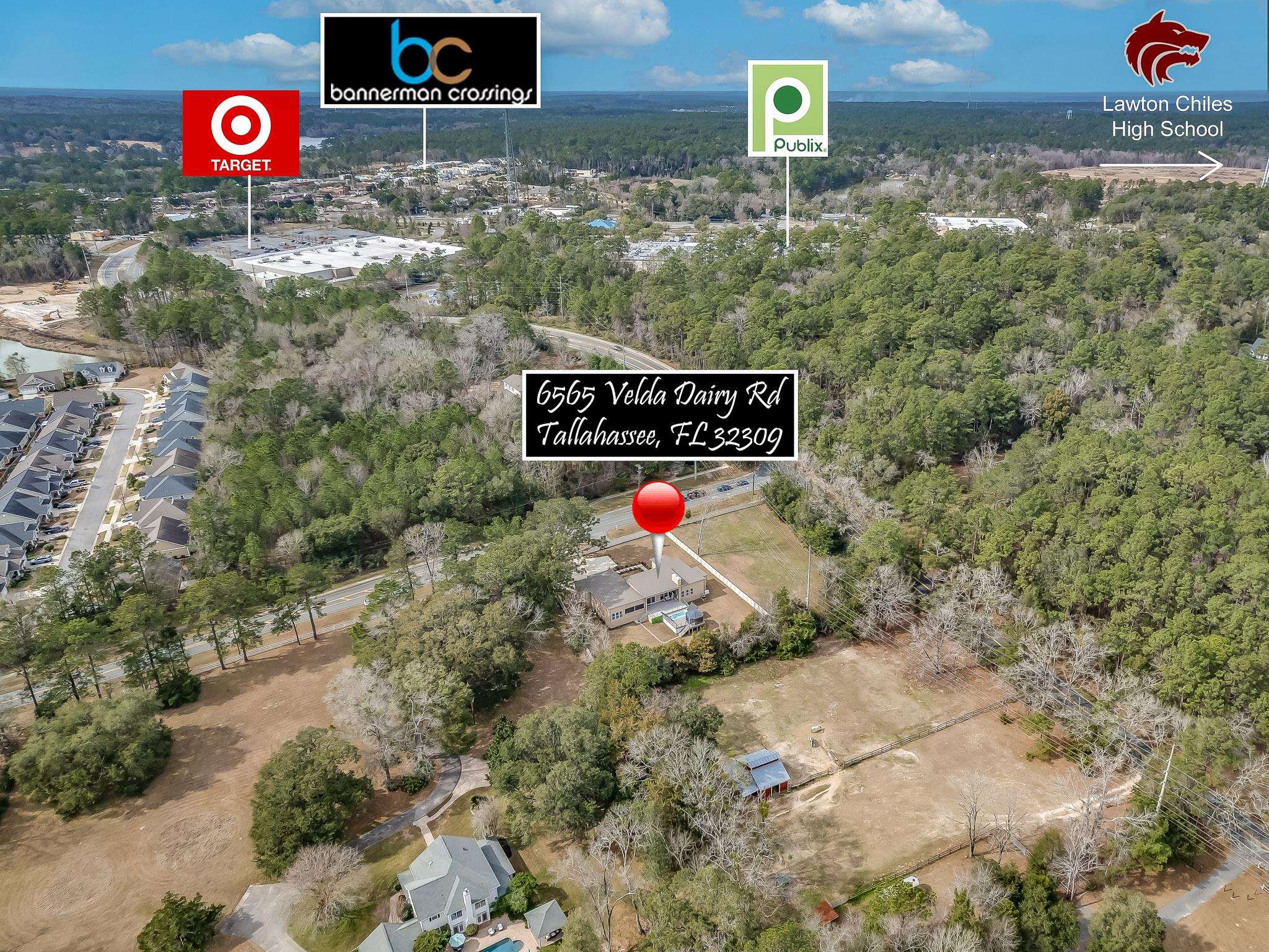 6565 Velda Dairy Road,TALLAHASSEE,Florida 32309,4 Bedrooms Bedrooms,4 BathroomsBathrooms,Detached single family,6565 Velda Dairy Road,368364